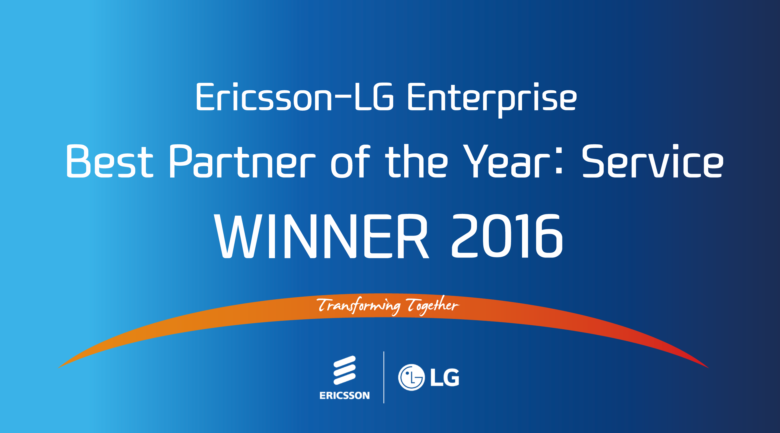 Ericsson-LG Enterprise Best Partner of the Year - Service 2016