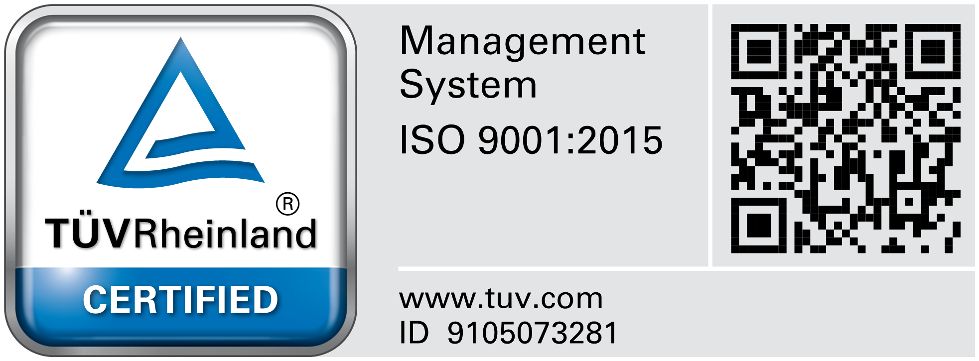 TUVRheinland Certified Logo
